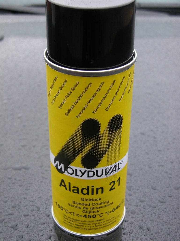 MoS2 sausos dangos aerozolis MOLYDUVAL Aladin MC Spray