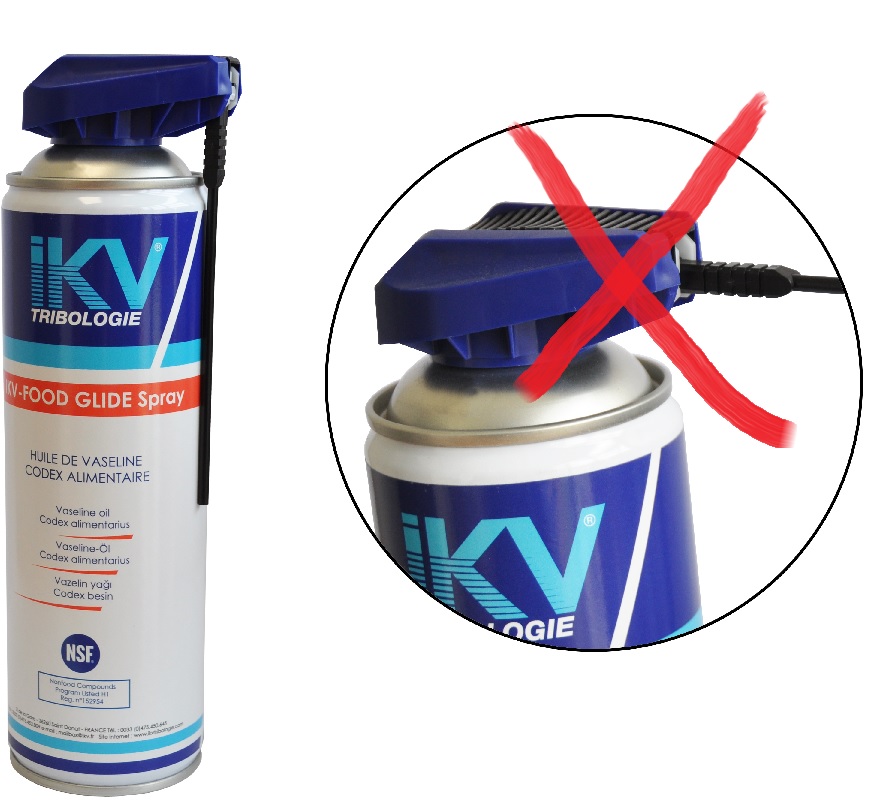 IKV Food Glide Spary damage